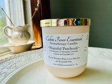 Load image into Gallery viewer, Peaceful Patchouli 8 oz Coco-Beeswax, Wooden Wick, Aromatherapy Candle